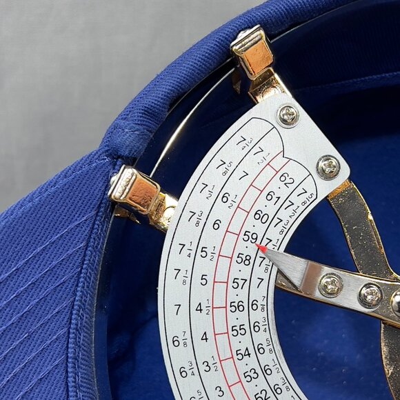 Vtg Farm Bureau Co Op Ear Flaps Fitted 7 3/8 Hat Cap Blue Agriculture Rancher - Picture 16 of 16